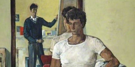 Russell_Cotes's tweet photo. We are celebrating #LGBTQ+ History Month with @artukdotorg with this painting by #johnminton (1917–1957). It was public knowledge that during his lifetime that he had a number of lovers, including relationships with Lucian Freud and Robert MacBryde.
#onlineartexchange https://t.co/PY4Do50gPb