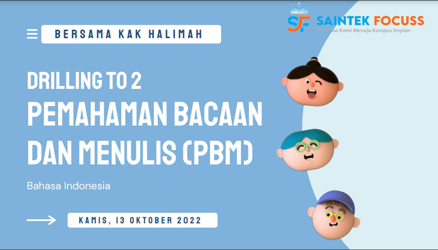 soshumfocuss's tweet photo. [Drilling Try Out Prediksi SNBT]

Substest     : PBM
Materi         :  15 Soal

-Jangan lupa berbagi dengan Retweet ya😇- https://t.co/yYlXGS4pnU