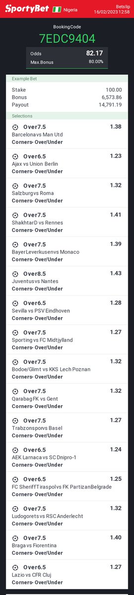 1_prudent's tweet image. 7EDC9404
#sportsbettingprofessional.com
#cornertips
#SportyBet #Sportybetcode