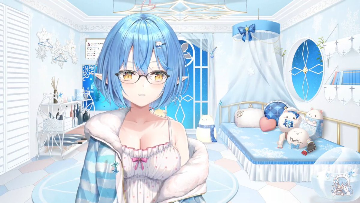 ラミィちゃん新衣装 シルエット的に部屋着かなとは思ってたけど