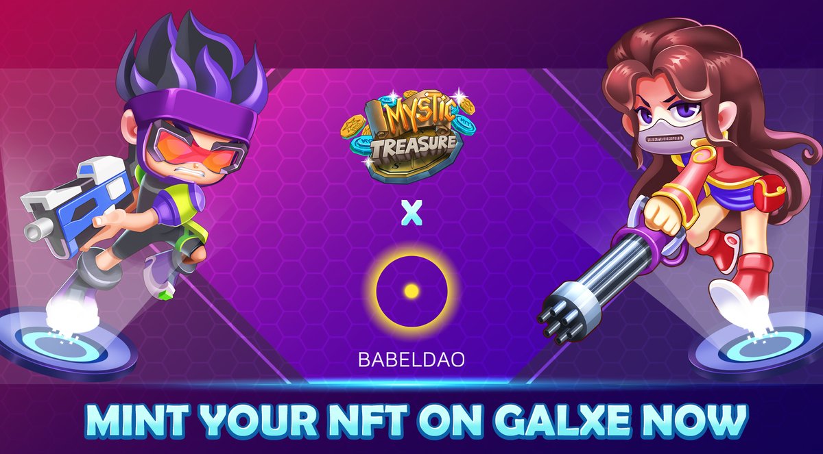 MysticTreasure_'s tweet photo. 🎁 FREE MINT NFT MYSTIC TREASURE X BABELDAO 🎁

💞 We'd like to celebrate the collaboration with @BabelDAO_PR by giving out NFTs to both communities.

🗞 TIME: 1:00 PM UTC on Feb 16, 2023.

🟢 LINK TO CLAIM: https://t.co/52kZYUs1YK

🟢 LINK TO STAKE: https://t.co/xQnezKIsX2 https://t.co/0E30umoODD