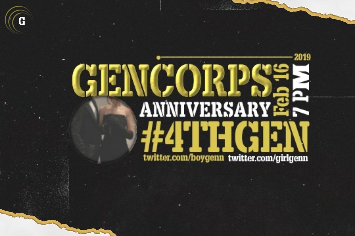 gencorps's tweet photo. ⠀
  · Time is counting .... ⏳

  Towards a grand  celebration that will be
  held grandly,  and now  proudly we invite
  you to be our special guest in #4THGEN

⠀ https://t.co/oQZdFgBVdb