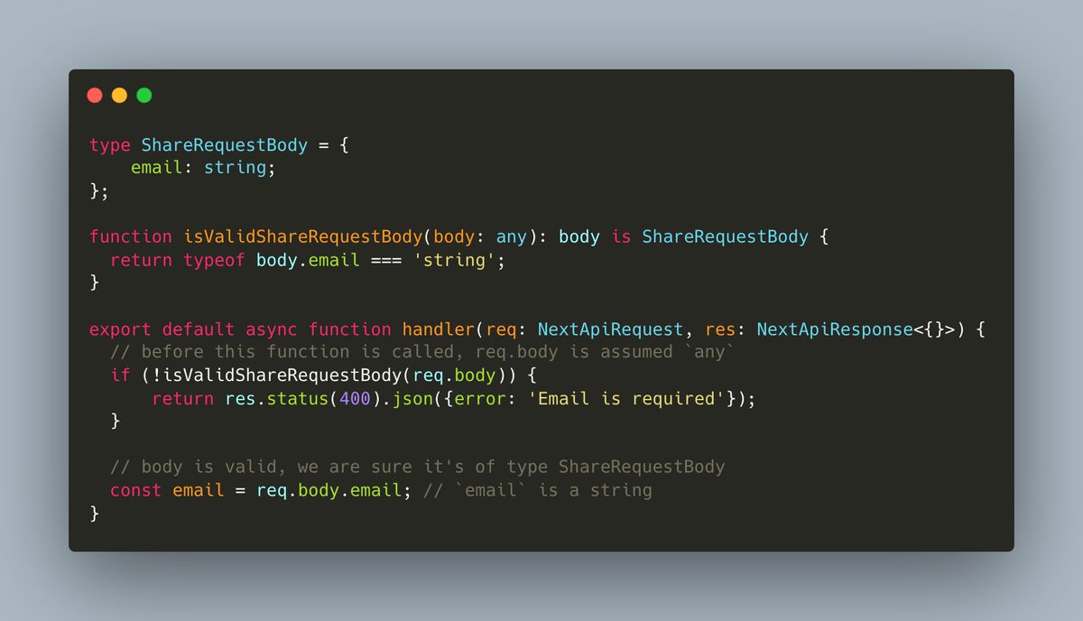 Type predicate functions in Typescript are seriously blowing my mind. typescriptlang.org/docs/handbook/…