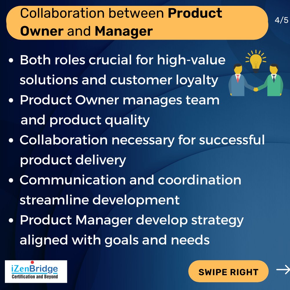 SAFe Product Owner and Product Manager
👉Checkout the Blog : izenbridge.com/blog/product-m…
👉To know more about SAFe® POPM Certification Training : -
izenbridge.com/scaling-agile/…
📧 Email us - sales@izenbridge.com
💬 Whatsapp us on (+91-9958287711)
#izenbridge #popm #safepopm #productowner