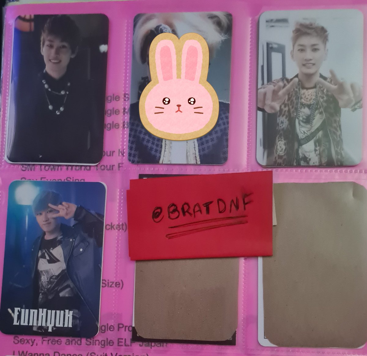 bratdnf's tweet photo. WTS KPOP PHOTOCARDS (mostly suju Eunhyuk, Kyuhyun) 
- Worldwide shipping ($2 simple, $3 w/ tracking number) :) 
- QYOP in USD, please.

tags superjunior suju wtb wts kyuhyun eunhyuk donghae leeteuk sungmin tiffany suho key soshi exom exo kpop photocards elfjapan elf https://t.co/YcbagebixX