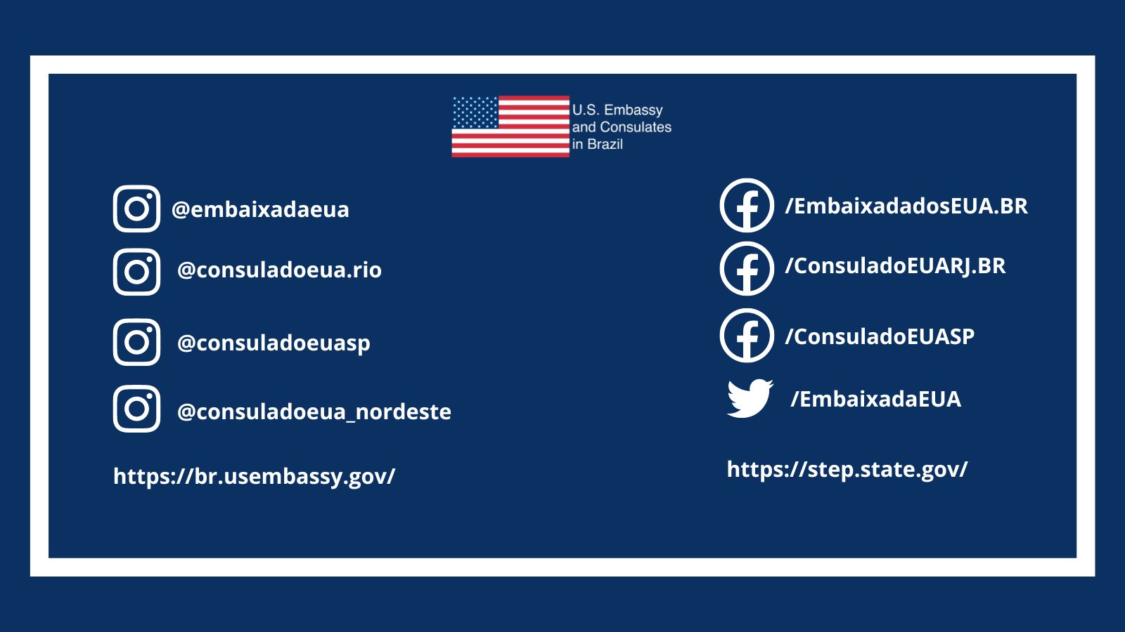 Contact Information and Working Hours - U.S. Embassy & Consulates in Brazil