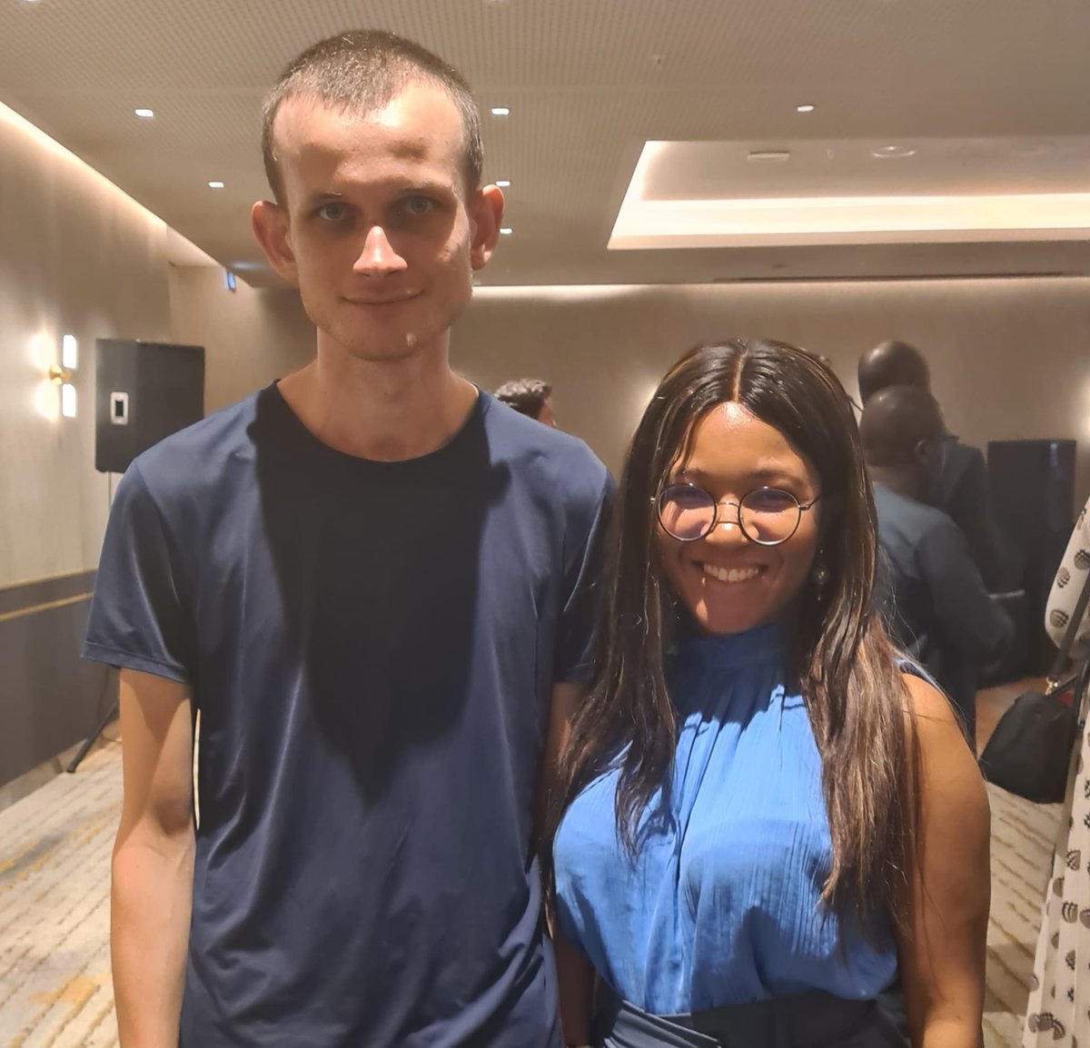 CaddleMaya's tweet photo. From the hospital to spending time with @VitalikButerin &amp; the @ethereum foundation team. 

The last 10 days have been a whirlwind. I'm truly honoured to have been one of 8 invited to spend a few days with the Ethereum team in Zambia. 

Here are my thoughts on the trip/ time https://t.co/vcHA2KmMYg
