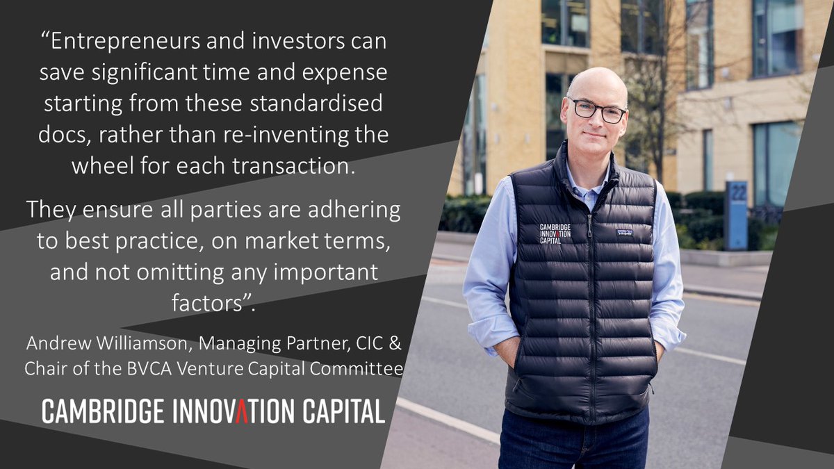 cic_vc's tweet photo. .@BVCA has revised its standardised documents for early stage venture capital investment to promote industry-standard legal documentation in the UK so that investors & entrepreneurs can focus on deal-specific matters, and save time & money
#venture #UKVC
https://t.co/KSuQpM9SNG https://t.co/TArf92TGlp