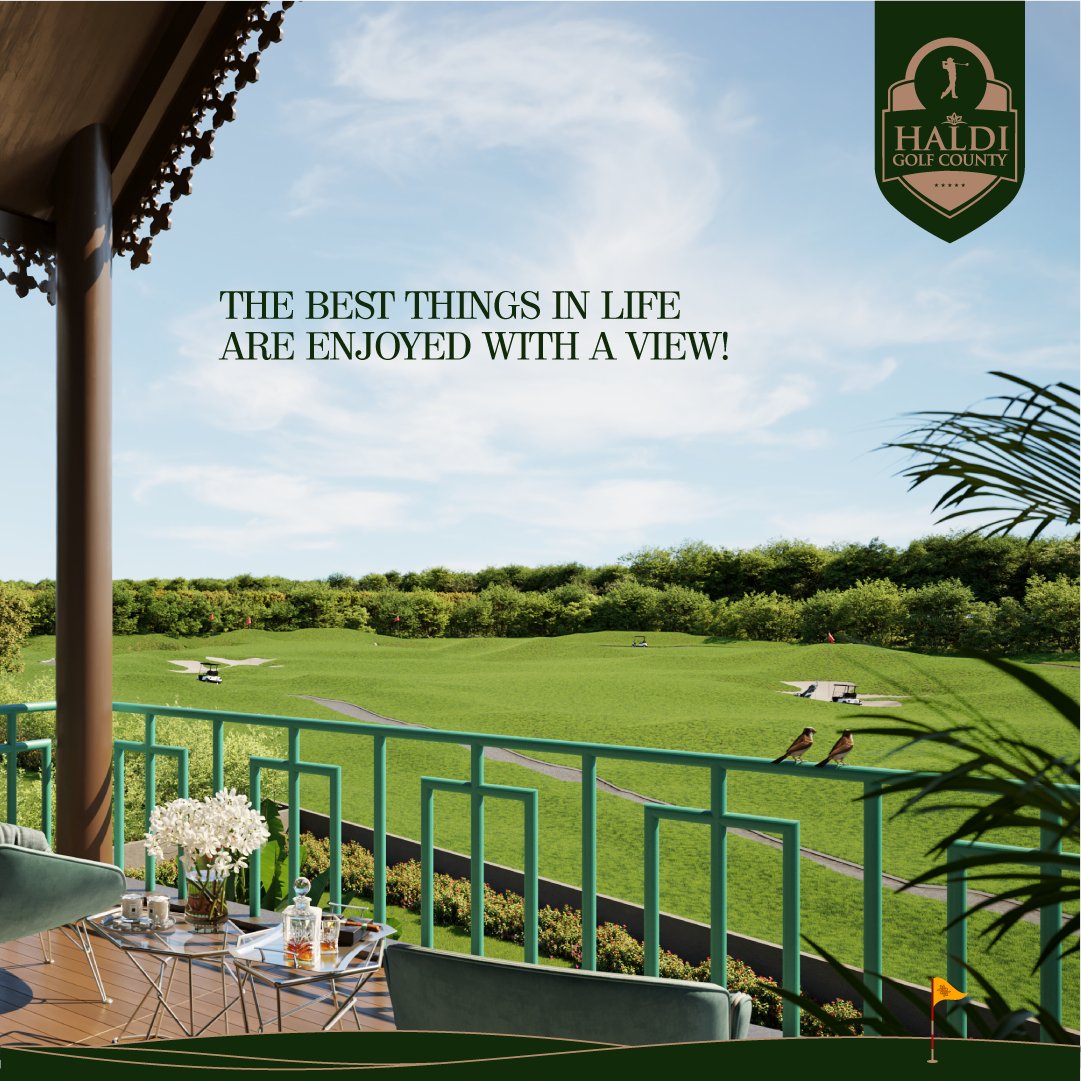 HaldiGolfCounty's tweet photo. Wake up to beautiful greens and blues by the riverside of Haldi.
Book your visit at 8231898989
visit: https://t.co/prIE1mzUoc
#HaldiGolfCounty #HaldiProperty #HaldiGroup #lifeathaldi #HaldiPropertyHyderabad #CarbonHealingHomes #GolfCourse #ResidentalVillas #HaldiGolfClub https://t.co/EwBMiC6HF5