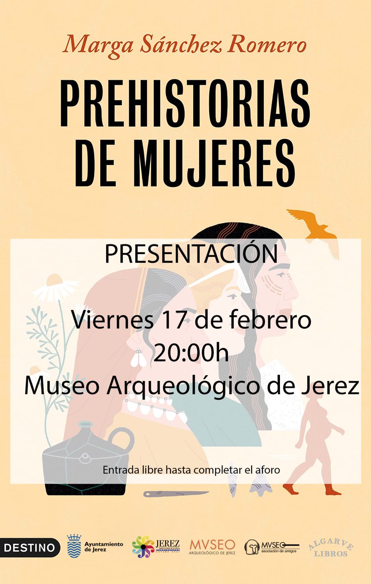 Marga Sánchez Romero  catedratica de prehistoria de la Universidad de Granada, presenta su libro, que trata de romper mitos y reflexionar sobre el origen de la desigualdad y el papel de las mujeres en la prehistoria.