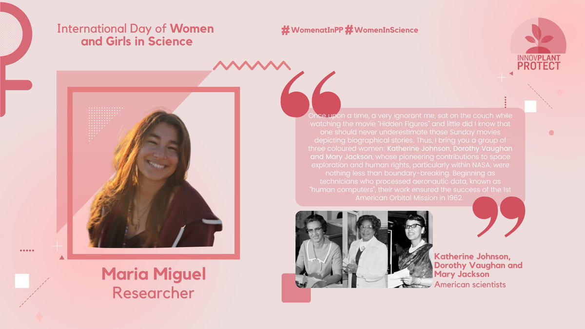 ♀️ To celebrate the #WomenInScienceDay🔬🧬, we asked the women and men at InPP, who are the women they admire and how these inspired them to science and innovation. 
Maria Miguel, a researcher at #InPP, reveals the Woman who inspires her! 👩‍🔬
Join us! 
#WomenatInPP
