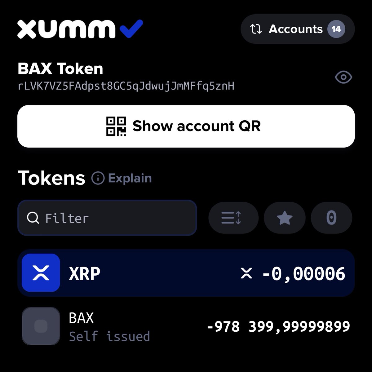 🚨 1 STAGE of BURNING $BAX DONE 🚨
🐵 We Started to BURN our token! When you buy 1 NFT - we BURN 300 $BAX 🔥 21.600 $BAX burned for the first time 🚀 LFG, Apes Fam 🌴

🍌 Get Ready for the Next Steps in our Roadmap 📢 All info in Discord 👉 linktr.ee/babyapesxrpl