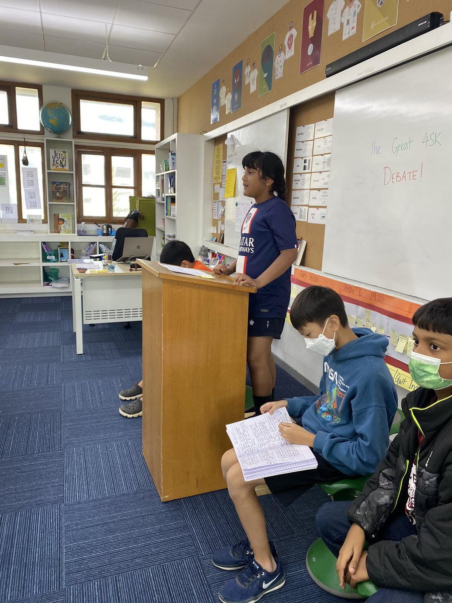 AISCElementary's tweet image. G4 Ss engaged in debates on which event was of more importance in leading to Indian independence &amp;amp; on the effects of colonisation on India. A proud moment for our MLLs who stepped up to defend their teams with their research!  #AISCGrade4 #AISCElementary @AISChennai