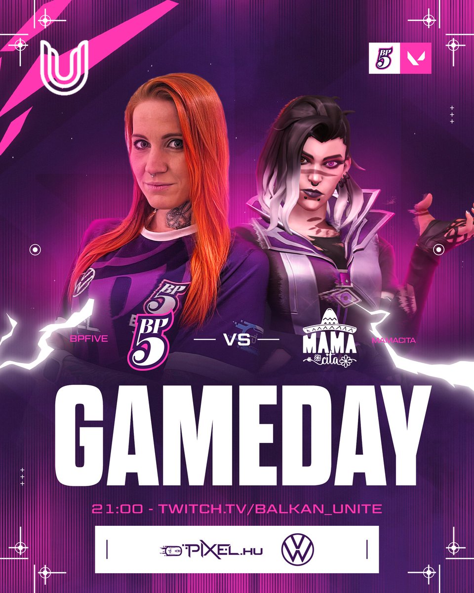 [#VALORANT]

Our final match in the group stages of <a href="/BalkanUnite/">Balkan_Unite</a> is here! If we win against #Mamacita, we will advance to the playoffs! We need all your support today! 🔥

📺 twitch.tv/balkan_unite
📝 liquipedia.net/valorant/Balka…

#letsgobp5 <a href="/VW/">Volkswagen</a> <a href="/pixelhu/">Pixel</a>