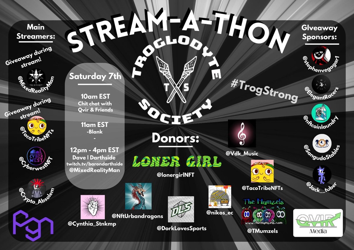 TroglodyteSoci1's tweet photo. We would like to THANK &amp; invite all the community that supported with the STREAM-A-THON. Because of your kindness and generosity we are able to support thousands of amazing kids and their families 🇸🇱💚🤍💙. 

⏬⏬
https://t.co/cs1KfsnP9z

@AppsBabe @SangudoStables @NickcryptOOO https://t.co/8tG1BspeDX