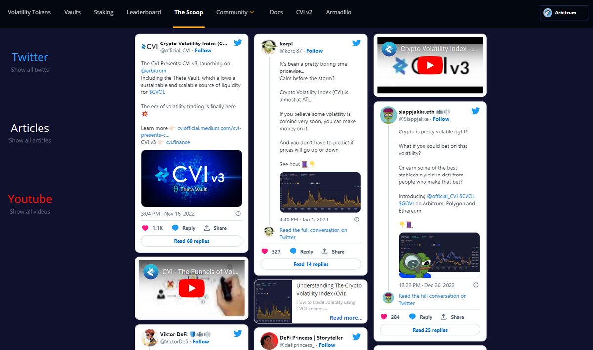 official_CVI's tweet photo. We are proud to announce that The scoop is live📰📹📝
Your go-to tab for all things CVI!
Stay up to date with top tweets, videos, and articles about #CVI all in one place.

Check it out now 👉 https://t.co/Kb0GFeglHw https://t.co/TRa1mlfuYP