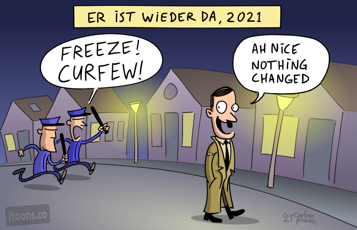 Freedom in 2021, a certain Austrian poet would have approved 🙃 #lockdown #NeverForget #COVID19