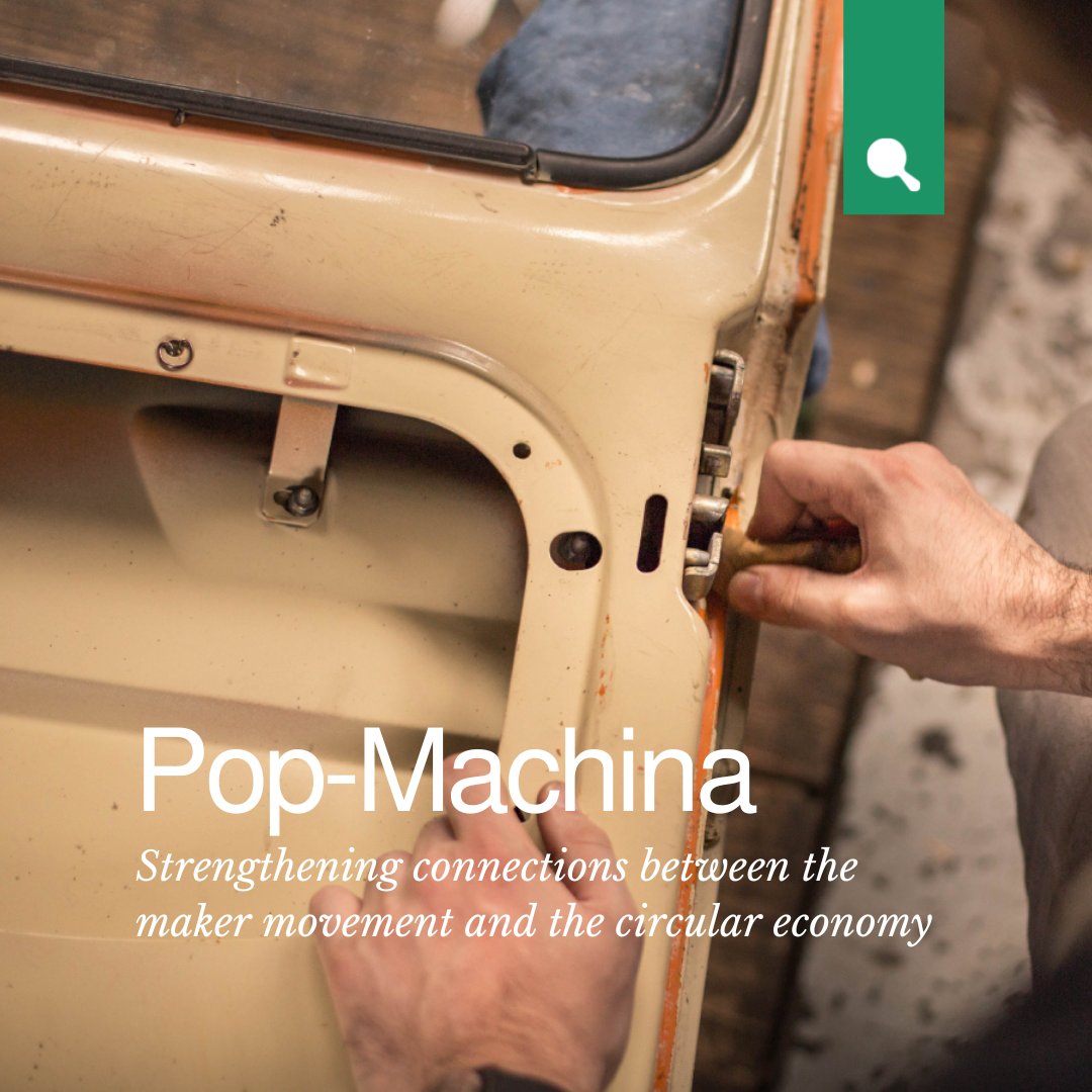 fablabbcn's tweet photo. 💥 Introducing… @Pop_Machina
🧐 A project dealing with the challenge of how the maker movement could encourage circular economy practices for environmental sustainability and socio-economic benefit.
👀 Check it out here: https://t.co/m2Ubyp3tC0
#popmachina #fablabbarcelona https://t.co/Zw7eAFJamY