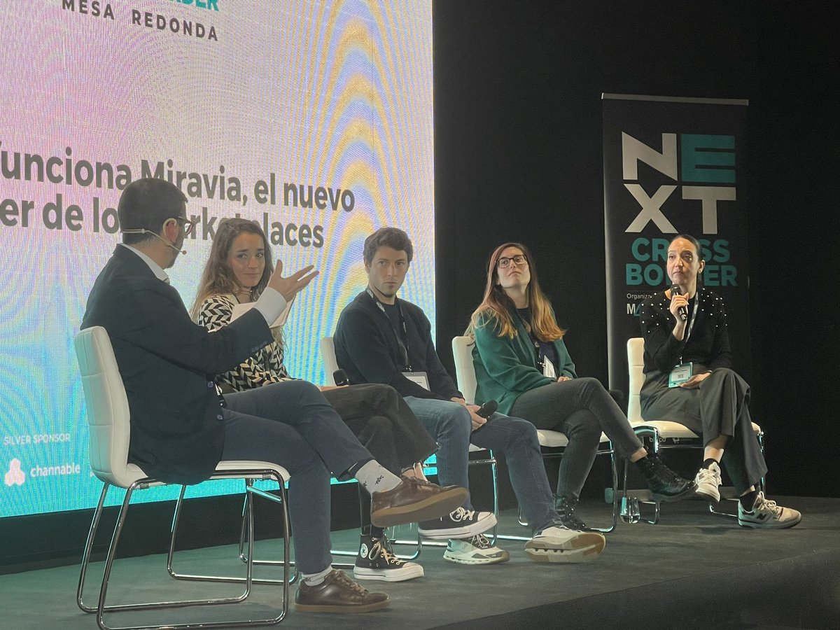 Bolsalea's tweet photo. El público de #Miravia es joven, va a precio y femenino @martapanera de @FOREO en #NEXTCrossBorder by @Mkt4eCommerce https://t.co/Uui1sB5S25