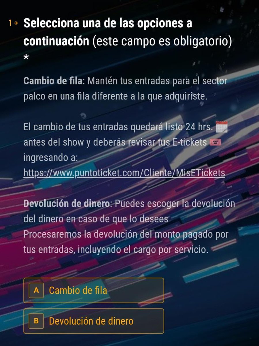 Lea (@levi0r) on Twitter photo 🙋🏻♂️Acá somos 5 afectados por el cambio de ubicación arbitrario en el Festival de Viña. Compramos fila 1 para el jueves 23 de febrero (los tickets + caros), ahora <a href="/puntoticket/">Punto Ticket</a> nos manda un correo, nos deja en fila 5 y nos da solo dos opciones: aceptas o te devuelven la plata 😓 🙋🏻♂️Acá somos 5 afectados por el cambio de ubicación arbitrario en el Festival de Viña. Compramos fila 1 para el jueves 23 de febrero (los tickets + caros), ahora <a href="/puntoticket/">Punto Ticket</a> nos manda un correo, nos deja en fila 5 y nos da solo dos opciones: aceptas o te devuelven la plata 😓