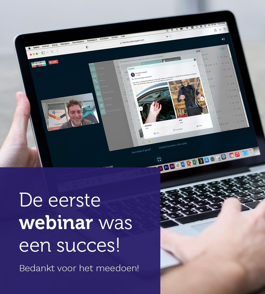 IJzersterk_'s tweet photo. 🎥 De eerste webinar zit erop en was een groot succes!  Alle kijkers bedankt voor het meedoen!   https://t.co/D0JBCftSmY https://t.co/M9PchigSXW