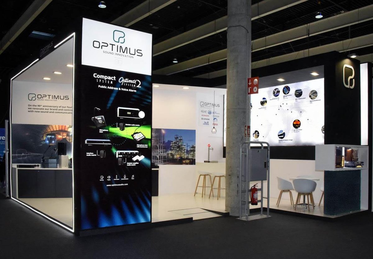 optimussonido's tweet photo. En #ISE2023 aprovechamos la ocasión para mostraros el rediseño del logo de OPTIMUS y la renovación de nuestra imagen corporativa en el 90 aniversario de la empresa y confiamos para ello en @IglesiesA  y en PLAFO 🔝 #optimussonido #soundinnvation #megafonia https://t.co/Kc4iGncFJG