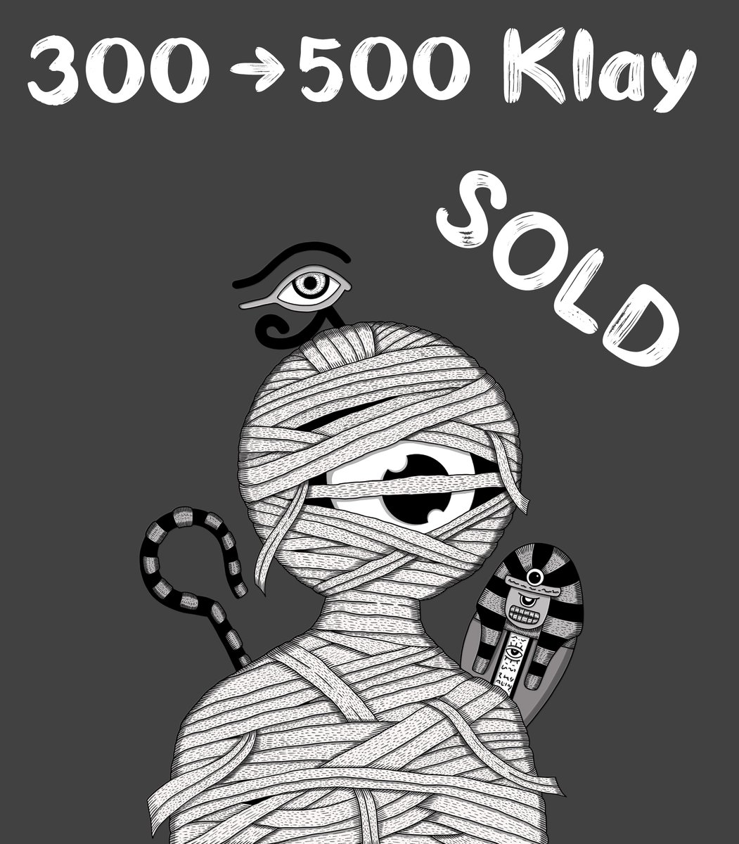 save_the_blind's tweet photo. 🩹나랑~ 친구할래? 미이라  STB 2차 판매🩹

✨300 > 500klay✨

판매해 주신 
@topgo88

구매해 주신 
@koollionaire 

감사합니다😍

민팅 리스팅 정보는 세더블 커뮤니티에서(반말방)
https://t.co/AtEOdUoTTb

#nft #nfts #NFTCollection #rhythmical #knftsz #NFTartist https://t.co/cv6BURrO1M