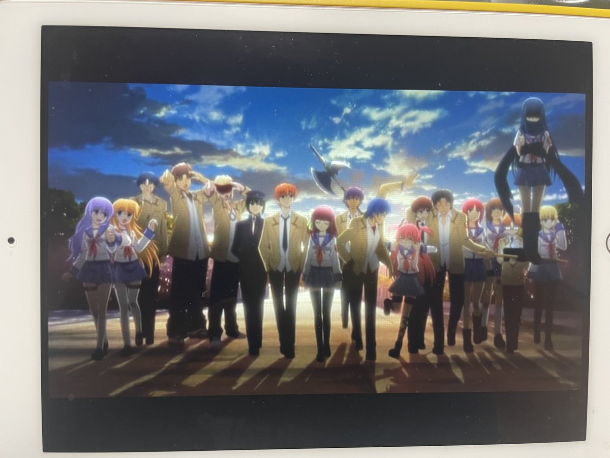 GEN54432121's tweet photo. Angel Beats!は10年以上経ってもここめっちゃいい。
12話のエンディングで全員揃うとこ最高すぎる。 https://t.co/E98acpquEG