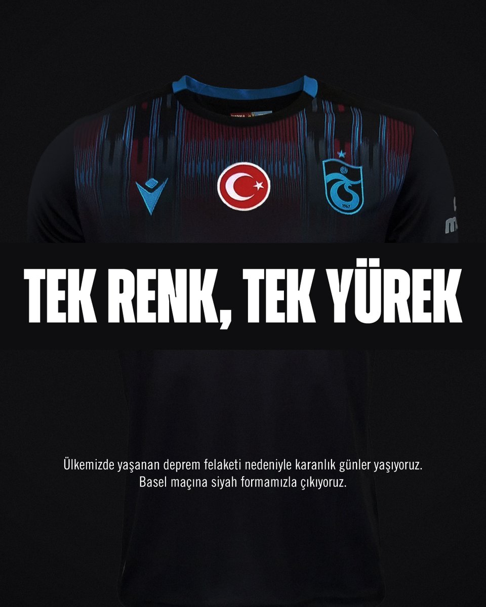 Tek renk, tek yürek olmak için #HepBirlikte siyah giyiyoruz.