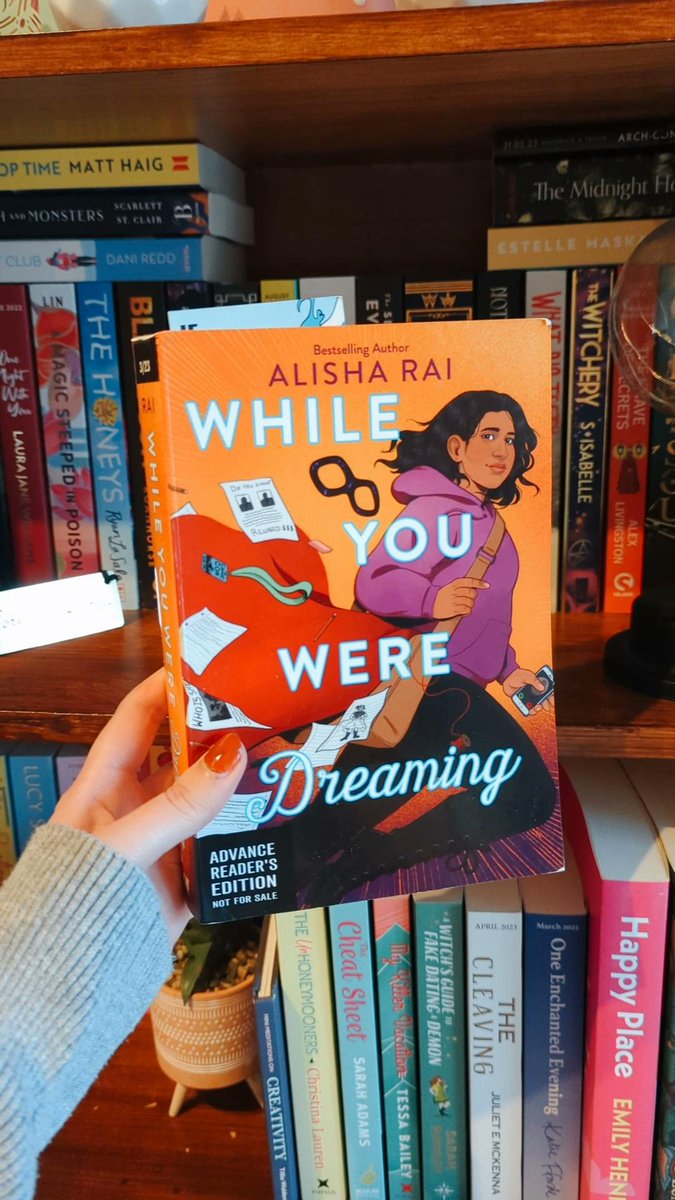 Thank you @Harper360YA for sending me a proof of While You Were Dreaming by @AlishaRai, out March! 📚 #WhileYouWereDreaming