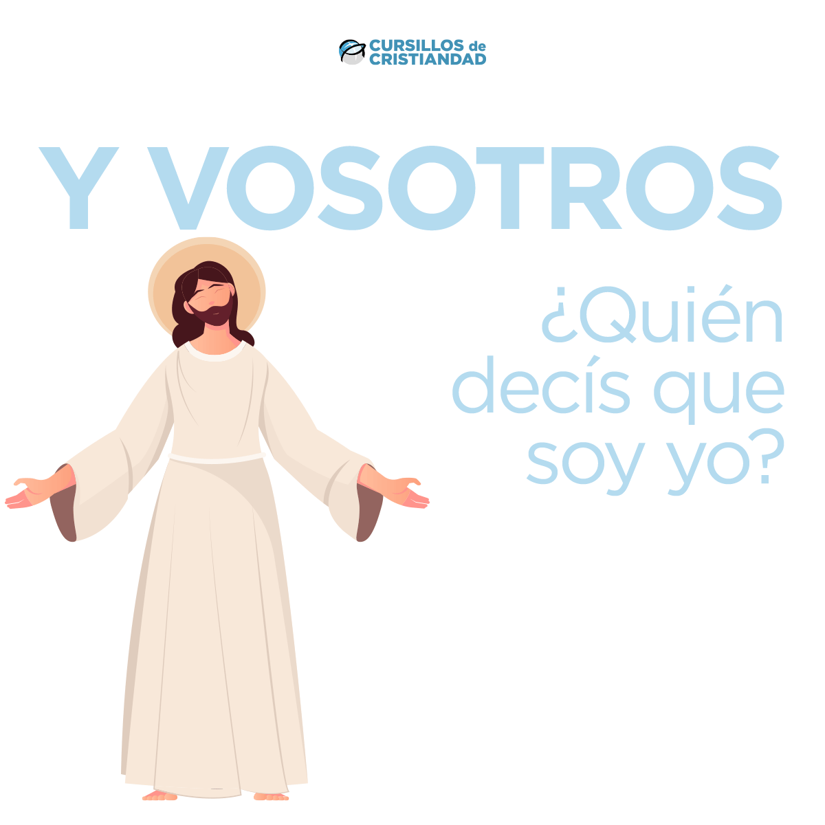 En el #Evangelio de hoy #Jesús pregunta a los discípulos quién dice la gente que es Él ✝️. Sin embargo, lo que a Jesús le interesa saber es quién creen los discípulos que es ÉL. Hoy te pregunta a ti como a un #discípulo más. ¿Quién dices que es Él?