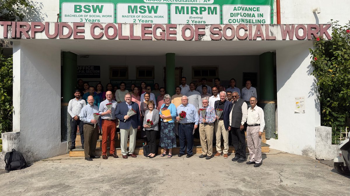 cgedu's tweet photo. Tirpude College of Social Work in Nagpur #India is one of the many institutions with whom CGE is working to find #MutuallyBeneficial programs in #InternationalEducation. https://t.co/rjPp4H9E7u