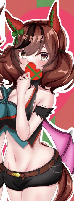 #初投稿の絵と今の絵を比べる我ながら1年で結構成長したと思います! 