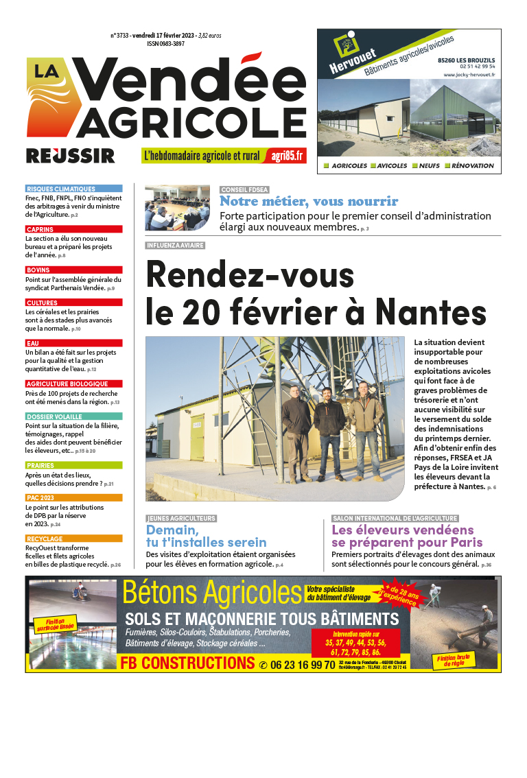 [EditionAbonné] Consultez dès à présent la #VendéeAgricole numérique de la semaine : agri85.fr/V4/votre-vende…