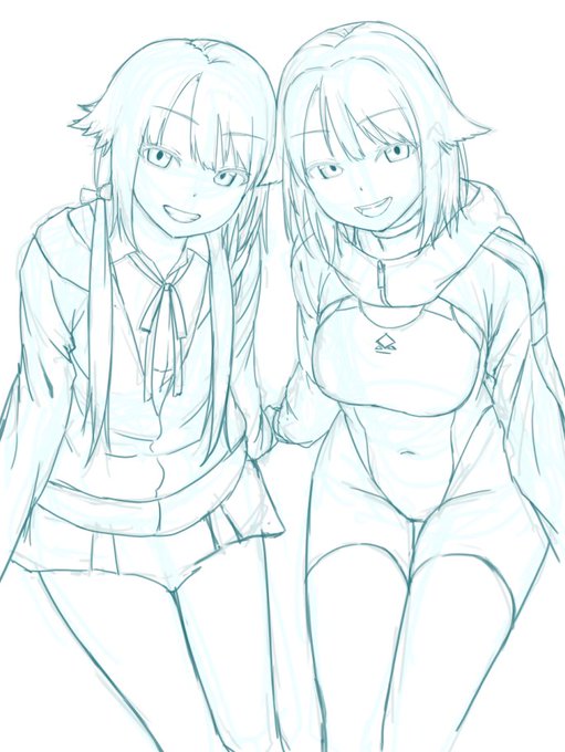 ラフ置いとくので、よかったらご活用ください😎 