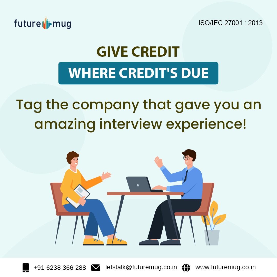 Future_mug's tweet photo. Tag the company That Made your Interview Process a Breeze under comments.

#Futuremug #InterviewAppreciation #InterviewGoals #StressFreeInterview #JobInterviews #AceTheInterview #InterviewOutsourcing #InterviewOutsourcingSolutions #InterviewAsaService #CandidateEvaluationPartner https://t.co/NZ1VcOJeB4