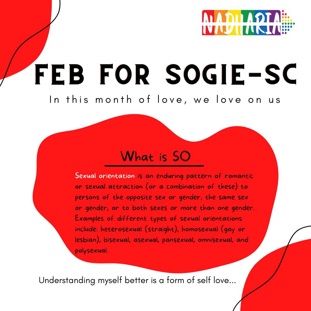 and_aak's tweet image. Feb for SOGIE-SC ,we did a research and most of our members doesn’t understand what SOGIE -SC is.
This month we going to dig deeper and simplify it into terms each member can understand.
#bodyautonomy