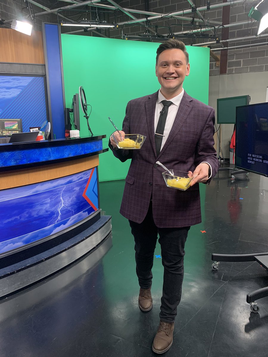 Ann Sterling (@annsterling) on Twitter photo Breakfast? 🍳 🥞 <a href="/DavidBohlman/">David Bohlman News</a> is the 👩🍳 at #GMQC & he’s serving up Spaghetti Squash! Breakfast? 🍳 🥞 <a href="/DavidBohlman/">David Bohlman News</a> is the 👩🍳 at #GMQC & he’s serving up Spaghetti Squash!