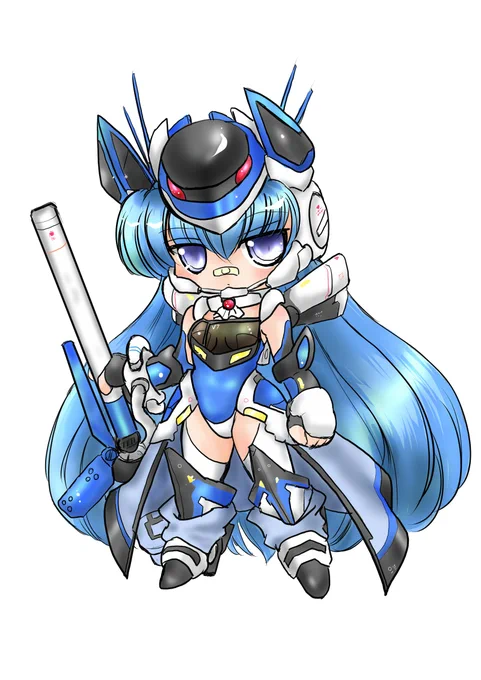 #見た人も無言で青いものをあげる 