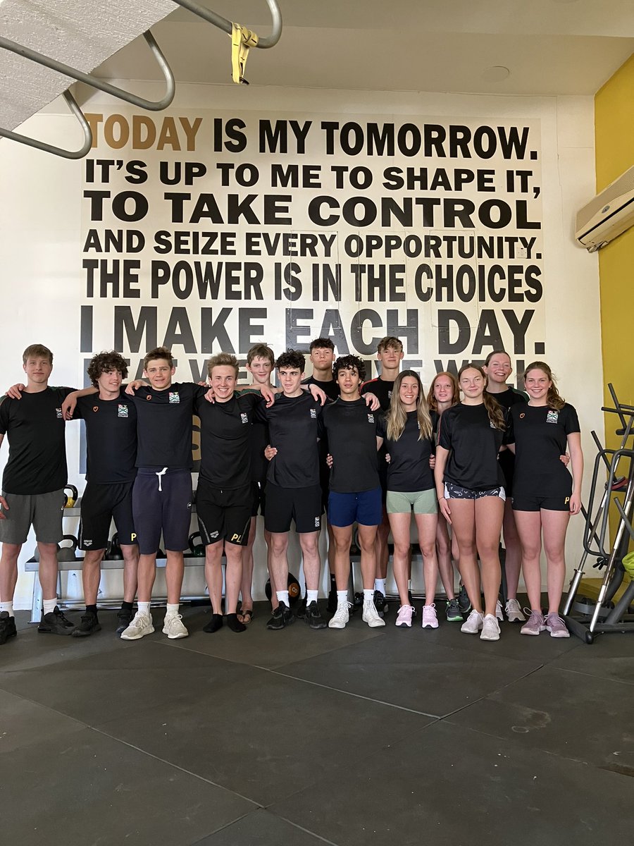 <a href="/PlymouthCollege/">Plymouth College</a> <a href="/PlymouthLeander/">Plymouth Leander Swimming Club</a> athletes working hard in the gym before we head to the pool 💪