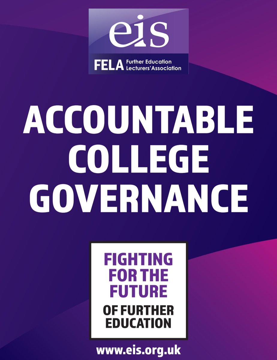 Our employers have asked us to join with them to lobbying the Scottish Government for more funding for FE.

To do so, our employers must agree with us that reform of college governance through increased accountability is central to moving the sector forward.

#fightingforFE