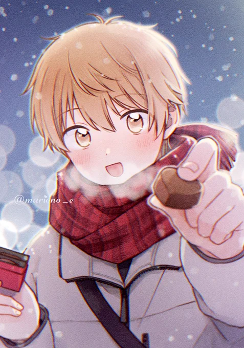 あーん #創作BL #好きです先輩 #しょまゆず 