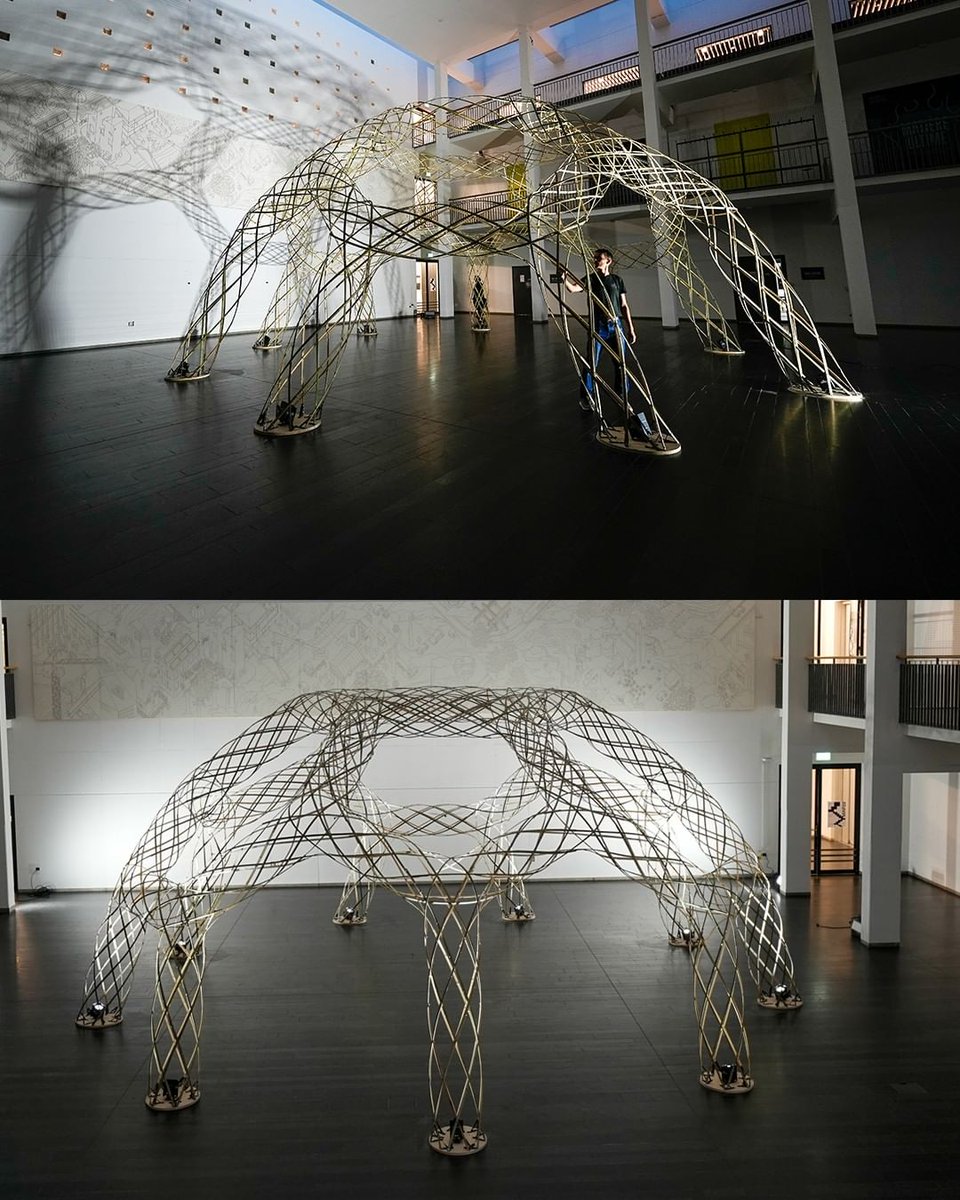 parametricarch's tweet image. Check out BamX! - the computationally designed bamboo structure developed in collaboration between GCM@EPFL, Alisonmartin57, @itke_stuttgart, and @crcl_epfl.

Tap the 🔗 link to read more about this project: parametric-architecture.com/bamx-a-computa…

#BamX #sustainablearchitecture #bamboostructure