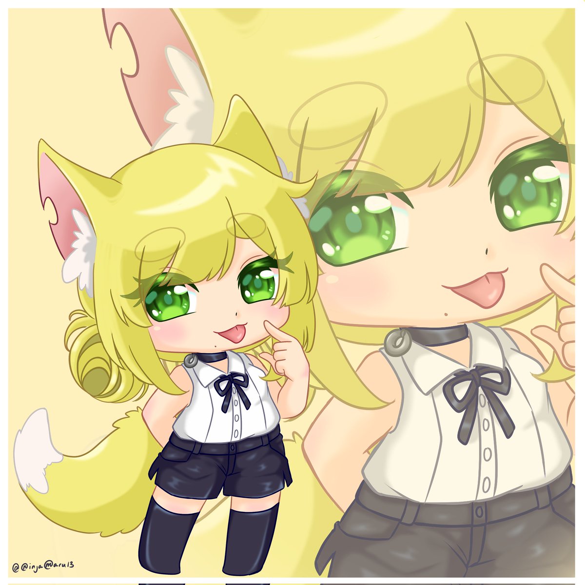 Ninjamaru13's tweet photo. Prize to @megusplice for being the second biggest spender to my birthday stream last month. The absolute demon they are for all the gift subs and cheers....I can't.
They are so cute https://t.co/nwkhHq4WVV