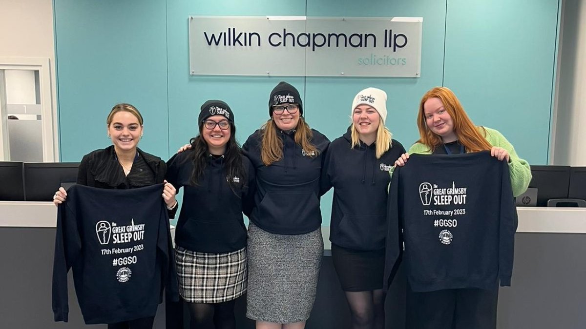 WCllpSolicitors's tweet photo. Tomorrow night, our colleagues will participate in the Great Grimsby Sleep Out! 

All money raised from this charity event will go towards 
@HarbourPlace1's work in the community. If you would like to donate to the fundraiser, please click the link below.

https://t.co/kkoWRFgfy5 https://t.co/XQ7oEcvwL2