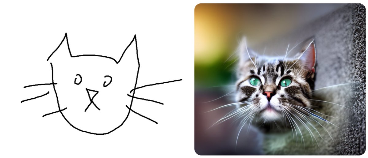 nullkita's tweet photo. My AI generates funny cats from drawings 😹

#funny #cat https://t.co/Qjzo3PD0Rx