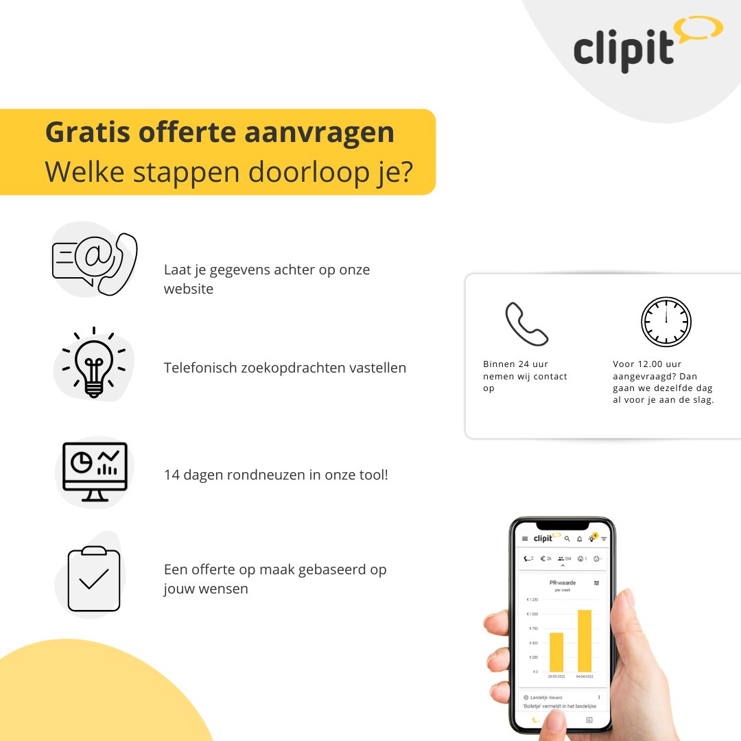 Van zoekopdracht naar offerte: de reis naar een compleet nieuwsoverzicht 📈

Op zoek naar media monitoring van alle online- en offline media? Wij nemen je mee in het proces van een aanvraag zodat je precies op de hoogte bent! 🖥️

#mediamonitoring #analyseseninsights #offerte