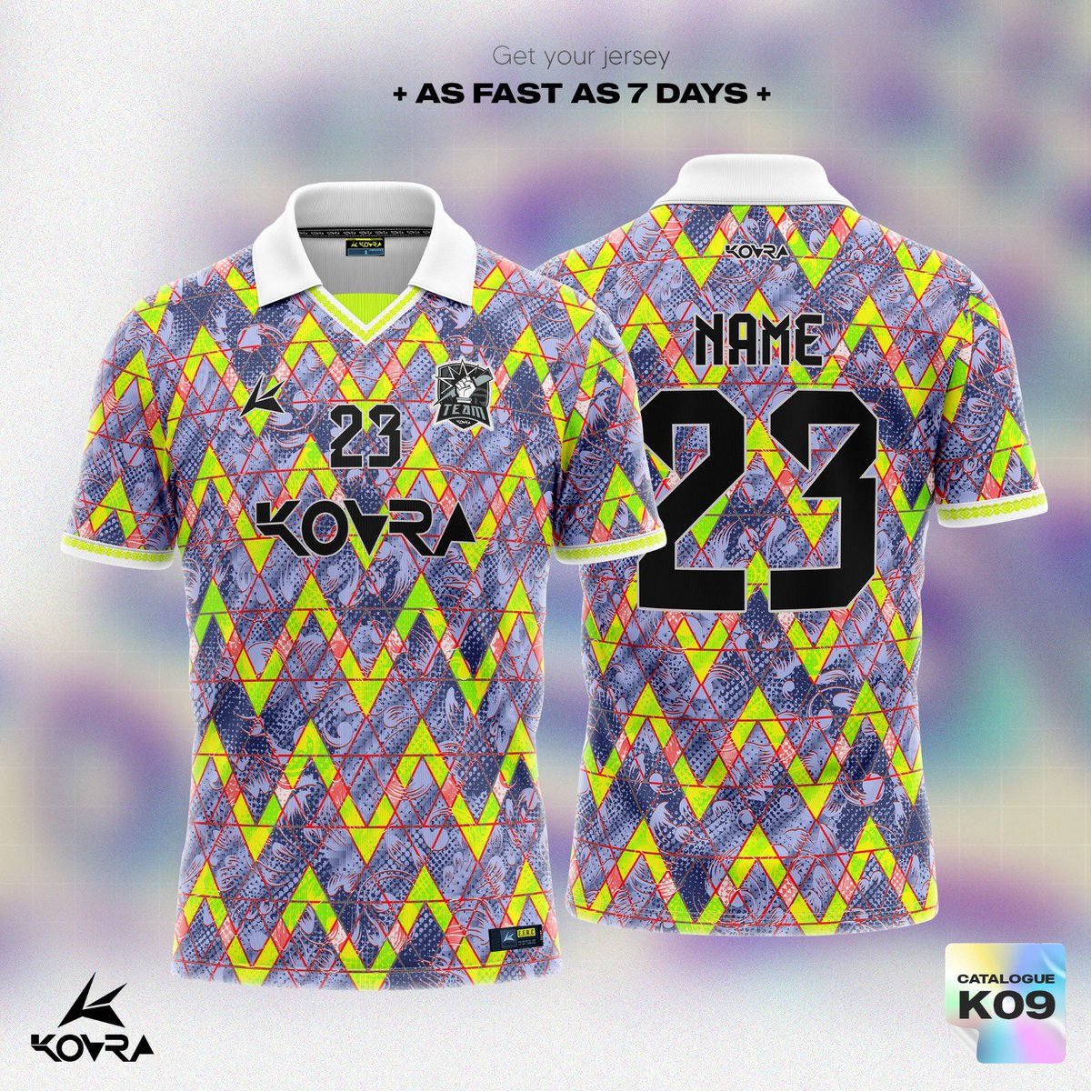 kovraofficial's tweet photo. Elevate Your Game with our new catalogue design K09 - The Ultimate Custom Jersey Design Experience.
Free design for you to customize your own team jersey. With minimum order 5 pcs only, unlimited customization, premium stitching & various collars you can choose from 😉
#kovra https://t.co/L9K2TfoyLK