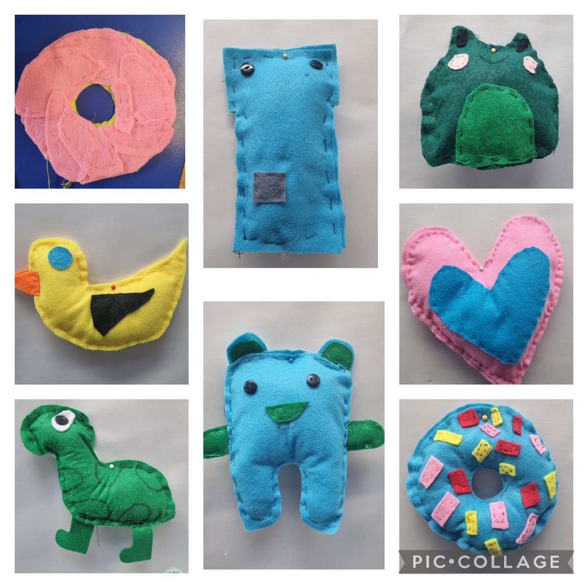 MissCorlessY6's tweet photo. Year 6 have designed and made their own stuffed toys this half-term! 
🪡🧵🥰 https://t.co/KQcgZLyKaL