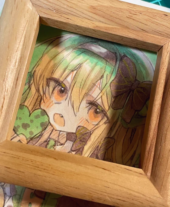 額に入れたらめっちゃかわいいな… 